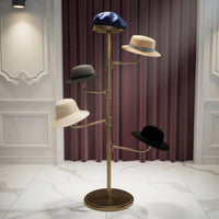 Freestanding Rotating Hat Rack European Style Rotating Hat Rack for Shop Owners