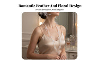7 Pieces White Feather Hair Fastener Set Fairy Design White Feather Hair Fastener Headwear Elegant Handmade Look