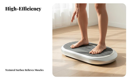 Muscle Toning Whole Body Vibration Machine Adjustable Speed Vibration Plate Exercise Machine Compact Design Full Body Shaker Workout Board Anti-Slip Surface for Women, Adults, Office Workers, Home Gym, Indoor, Living Room