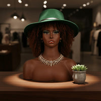 Mannequin Head with Shoulders Shoulder Design Hairpiece Mannequin Head Stable Base Hairpiece Stand Bust for Photo Shoots