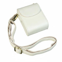 Leather Camera Case Snap Closure Compact Camera Pouch for Photographers
