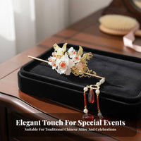 Traditional Chinese Attire Headdress Mythical Fire Creature Design Traditional Chinese Attire Headpiece Ancient Design Hair