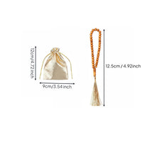 12 Sets Wooden Prayer Beads Lightweight Tassel Prayer Bead Strand Calming
