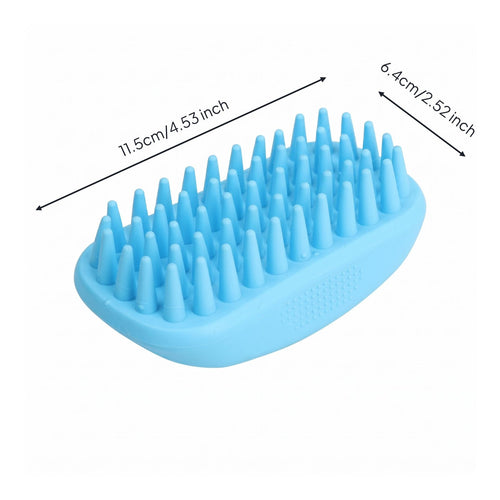 Dog Bath Brush Sensitive Skin Friendly Pet Shampoo Brush Waterproof for Grooming