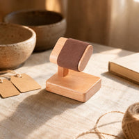 Wooden Watch Stand Upright Support Wooden Watch Display Stand Compact