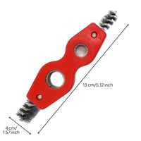 Battery Terminal Cleaner Brush Multi-Purpose Battery Post Wire Brush Compact