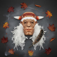 Tribal Chief Mask Realistic Design Chieftain Headgear Comfortable Fit