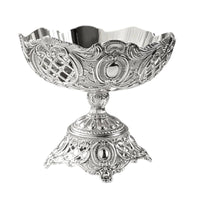 Pedestal Serving Bowl Elegant Fruit Bowl with Pedestal Vintage-Vintage-Look Dessert Stand Table Display