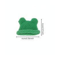 OB11 Doll Hat Doll Bear Ear Hat Adorable Design Bear Ear cap for Hobbyists, Toy Customization