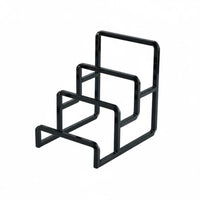 Handbag Display Stand Rounded Corners Accessory Display Holder Space-Saving Purse Holder Rack for Shelf