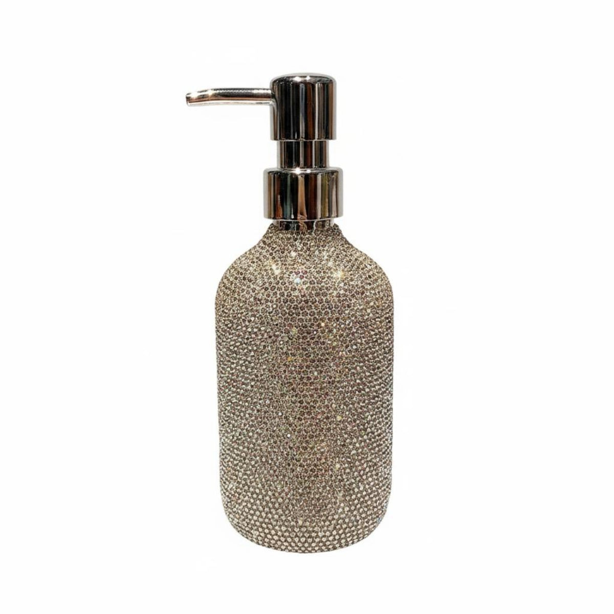 Rhinestone Pump Bottle Shimmering Bathroom Storage Easy to Use for Vanity