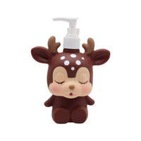 Pump Bottle with Character Design Cute Lotion Dispenser Versatile for Bathroom