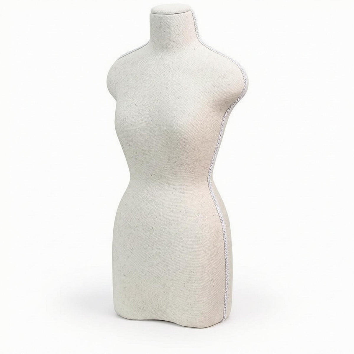 Necklace Display Bust Textured Linen Necklace Stand Tabletop