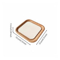 Wood Jewelry Tray Elegant Wooden Display Tray Felt Lined