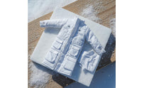 1/6 Scale Jacket Set Quilted Miniature Puffer Jacket Action Figure Long Coat Detachable High Collar Miniature Figure Coat