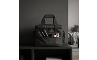 Travel Makeup Bag with Handle Wipe-Clean Cosmetic Bag Makeup Case with Removable Dividers for Journeyers