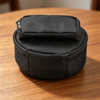 Live Stream Rotating Display Stand Portable Storage Case Thickened Material Zippered Tote Bag Sturdy Round Tote Bag for Live Broadcasting