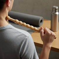 Wood Massage Easy to Clean Wooden Massage Roller Deep Tissue Body Contouring Roller for Salon