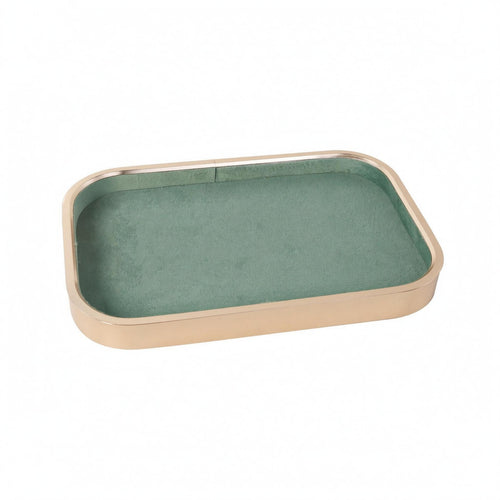 Rectangular Jewelry Tray Shallow Accessory Organizer Rounded Corners
