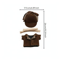 Overcoat Coat Doll Set Fashionable Toy Clothing Cute Dress-up for Playtime, Kids