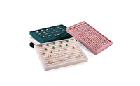 Velvet Band Tray Secure Slots Band Display Tray for Countertop