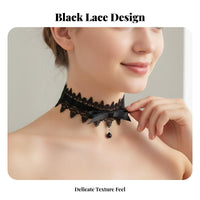 Lace ribbon Choker Dark Romantic-inspired and aesthetic Lace ribbon Neckband Vintage influenced by for Women, Teens
