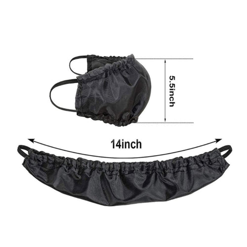 5 Pieces Beard Bandana Lightweight Facial Hair Cover Adjustable for Haircut