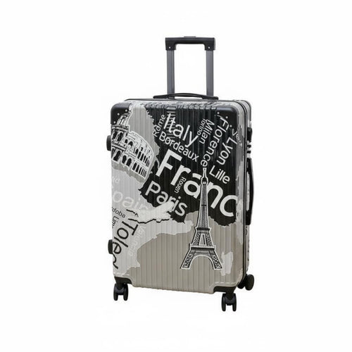 Wheeled Trolley Case Combination Lock 4-Wheel Travel Suitcase Telescoping Handle