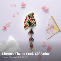 Kimono Tassel Headdress Handmade Kimono Hair Decoration Japanese Flower Hair Fastener Chime Accent Kanzashi Flower Hairpin
