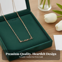 Mama Necklace Mother's Day Gift Mama Script Necklace Stainless Steel for Mothers