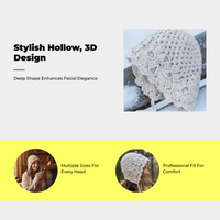 Winter Knit Hat Soft Slouchy Cap for Women