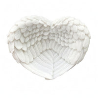 Heart-Shaped Resin Dish Layered Design Bird-Like-Shaped Resin Bowl Decorative
