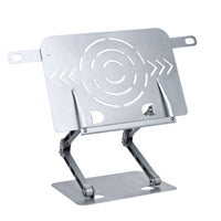 Book Stand with Page Clips Stable Adjustable Book Holder Portable Metal Textbook Stand for Desk, Office