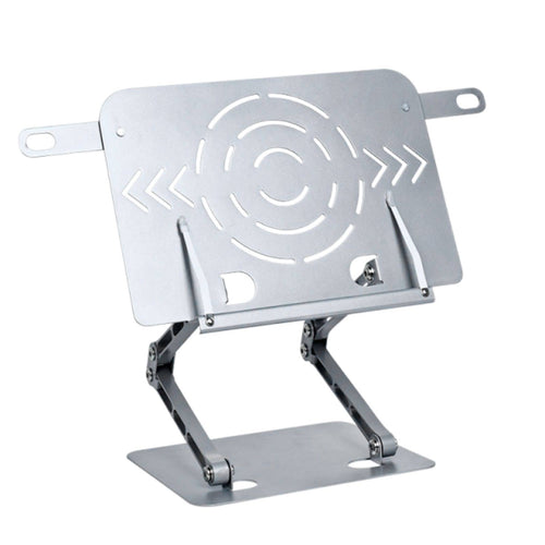Book Stand with Page Clips Stable Adjustable Book Holder Portable Metal Textbook Stand for Desk, Office
