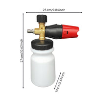 Adjustable Pressure Washer Foam Foamer Screw-on Cap Cleaning Tool