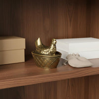 Antique Style Jewelry Box Multi-Functional Hen Trinket Box Creative Design House Decoration for Shelf