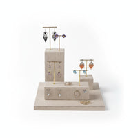 Jewelry Display Stand Space-Saving Watch Display Holder Stable Base Countertop Jewelry Stand for Retail Stores, Boutique Owners, Showroom
