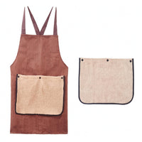 Striped Kitchen Apron Long Shoulder Ties Home Textile Textured