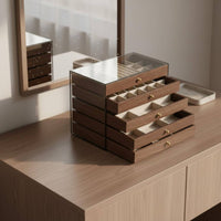 5-Layer Jewelry Box Tangle-Tangle-Resistant Organization Band Necklace Storage