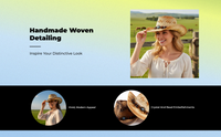 Sun Hat, Wide Brim, Breathable, Summer Travel