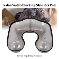 Anti-Runoff Plastic Perm Water Trough Leak-Proof Hairdressing Neck Tray Waterproof for Hairstylists, Barbers, Barbershop, Beauty School
