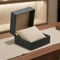 Square Watch Box Inner Cushion Watch Box Textured Finish