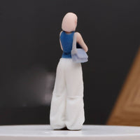 1:64 Scale Figure Painted Details Handmade Miniature Figure Detailed Female Statue