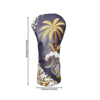 Sports Gear Golf Driver Head Cover Rounded Top Tropical