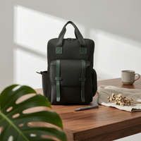 Barbers Tool Bag Portable Backpack with Front Pockets Large Capacity Backpack with Side Pocket for Barbers, Hairdressers