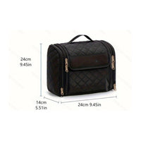 Waterproof Toiletry Case Cosmetic Organizer Hanging Bag Multi-compartment Storage Water-resistant Material Quick Access Layout Suitable for Bathroom Hotel Stay Travel Home Decoration Gift Giving