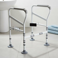 Toilet Safety Frame Anti-Slip Feet Toilet Support Stand Unattached-Standing