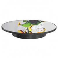 Electric Rotating Display Stand Mirrored Top Rotating Display Turntable Slow Rotation Photo Gear for Photographers