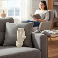 Elastic Prosthetic Stocking Sleeve Flexible Knitted Stretch Sleeve Hemmed Border