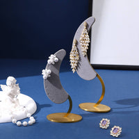 Metal Earring Display Holder Design Tabletop Jewelry Display Rack Sturdy and Tabletop Earring Organizer for Countertop, Shop Window